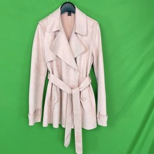NWOT - Forever 21 faux suede trench coat